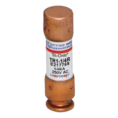 TR1-1/4R - Fuse Tri-Onic® 250V 1.25A Time-Delay Class RK5 TR Series